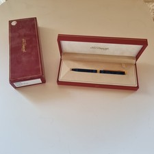 Stylo bille ST Dupont laque de chine océane vintage années 90