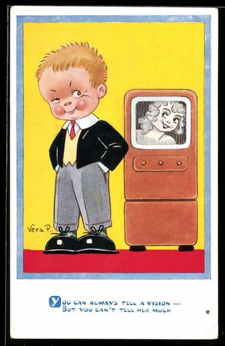 Carte postale artiste vera - carte,