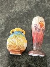 Rare 2 Fèves Gallé Série SOMPTUEUX GALLE 2008 VASES