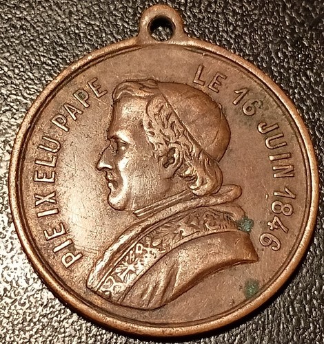 Médaille religieuse pie ix - médaille,