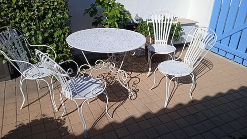 Salon jardin fer forgé - salon, en