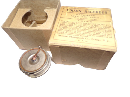 Edison cylinder phonographe - cylinder,