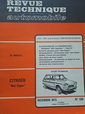 CITROEN AMI 8 AMI SUPER 1015 REVUE TECHNIQUE AUTOMOBILE 330 1973 BERLINE BREAK 2