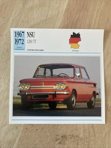 Nsu 1200 1967 - nsu, carte