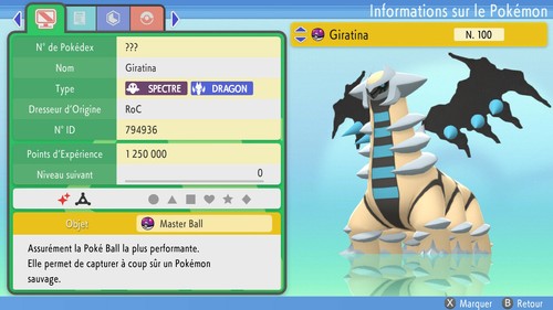 Pokemon giratina shiny 6iv - giratina,