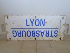 Plaque sncf lyon - plaque,