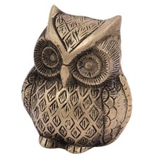 Figurine Statue De Hibou Assis