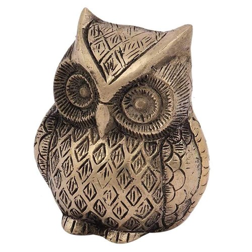 Figurine statue hibou assis - figurine, de