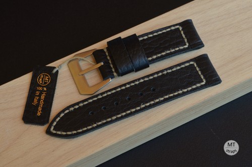 Bracelet cuir noir fait - bracelet,
