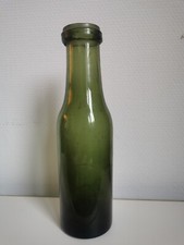 BOCAL À TRUFFES ANCIEN, GUEULARD, BOUTEILLE ANCIENNE H 25,5 cm. Verre Soufflé, 