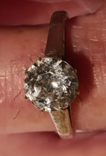 Bague argent 835 avec Gros