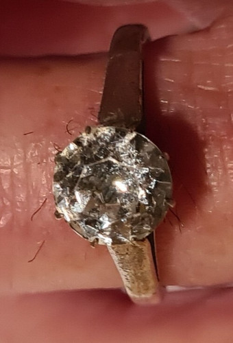 Bague argent 835 - , avec