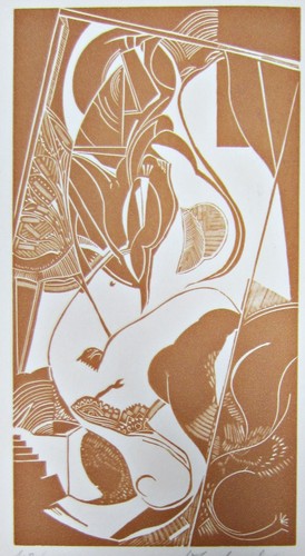 Gravure signée jean - gravure, peschard