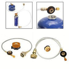 Adaptateur de recharge de bouteille de gaz portable pour camping et activités d