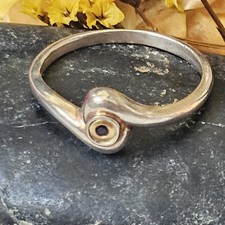 Bague Argent Vermeil Petite Pierre Taille 60