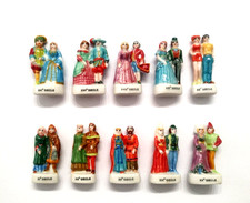 Série complète de fèves HISTOIRE DU COSTUME 2001 MODE * 204