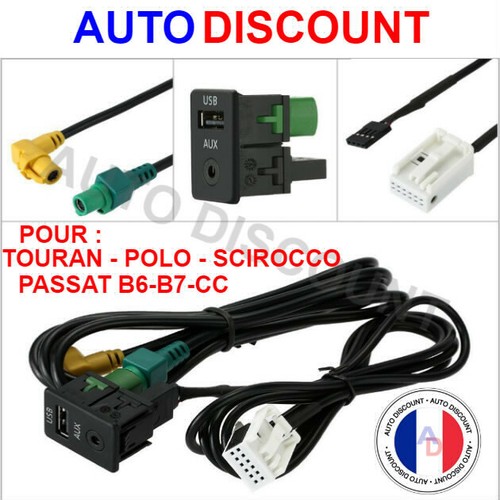 Usb aux adaptateur auto - usb, in