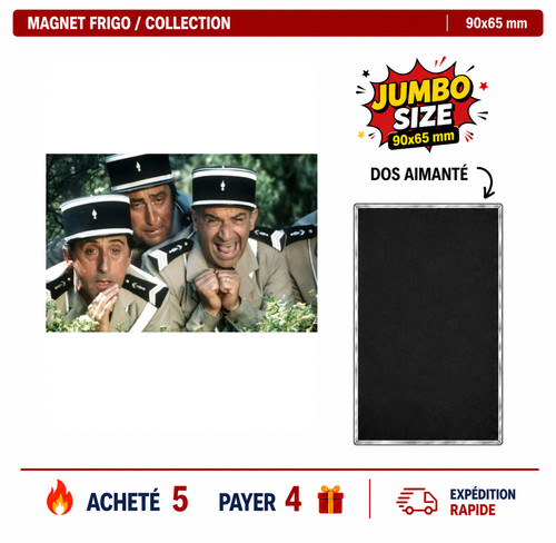 Magnet frigo louis funes - frigo,