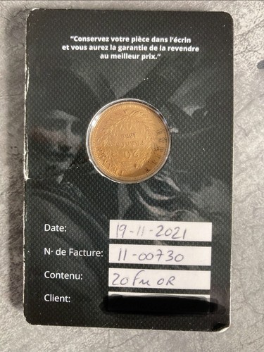 Francs napoléon iii - or,