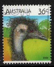 1986. Australie. Emu. N°965.