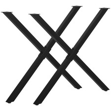 HOMCOM Pieds de Table en Acier