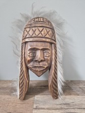 Masque Indien En Bois