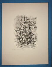 Lithographie originale - Pierre CADIOU