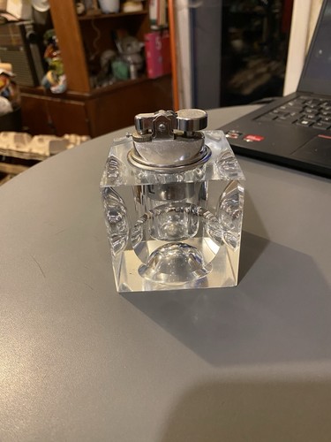 Briquet table verre murano