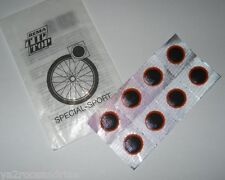 sachet de 8 rustines réparations chambre à air vélo tip top élan boyau Ø 18