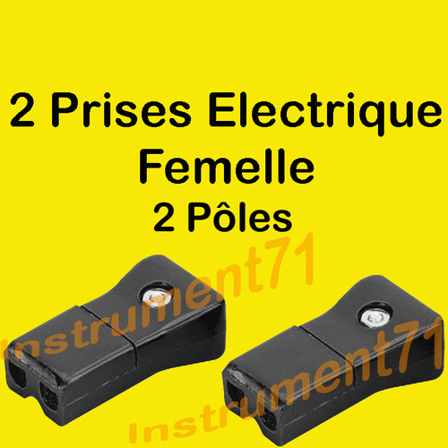Prises electrique femelle 2 - 2,
