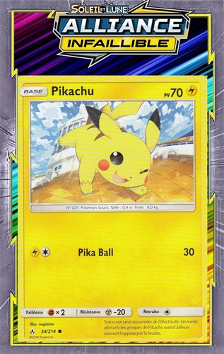 Pikachu sl10 alliance - pikachu,