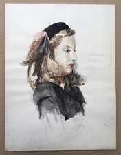 Dessin Ancien Aquarelle Art