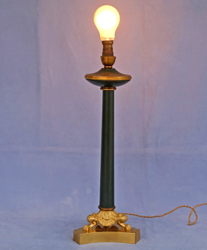 Pied lampe colonne empire - de,