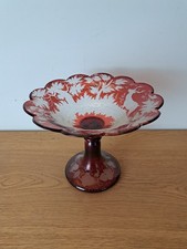 Grande coupe en verre de