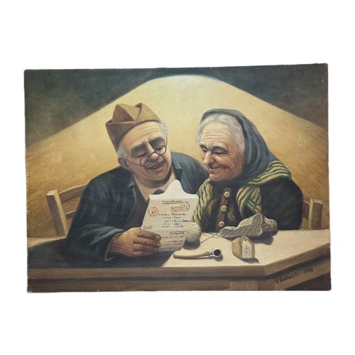 08l18 ancienne hst peinture - 08l18, de