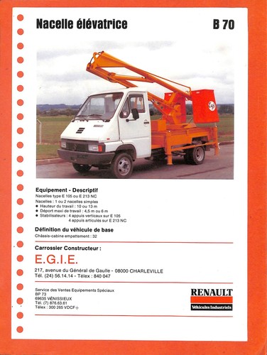 Renault nacelle - b, /