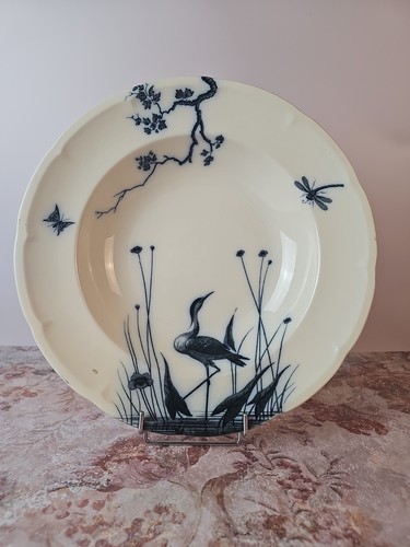 Plat rond creux décor - plat,