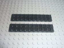 2 x LEGO Plat Black 2x10