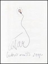 AUTOGRAPHE DE CESAR BALDACCINI