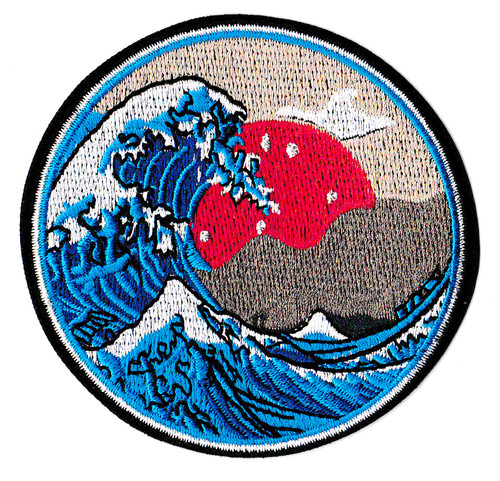 Patche écusson grande - , vague