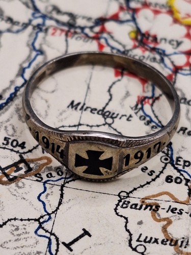 Bague croix fer campagne - de,