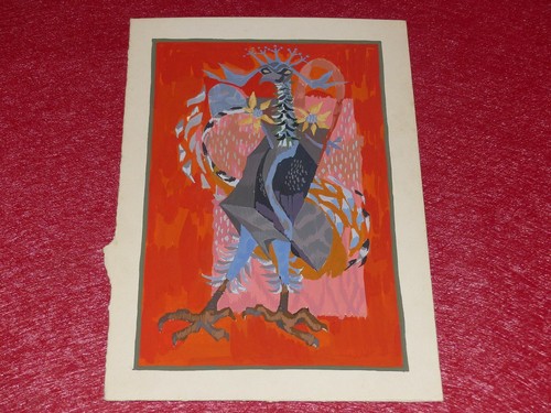 Art xxe gouache originale - art,