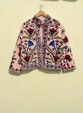 Veste Imprimée Suzani Pêche