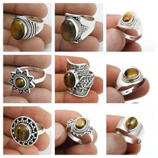 925 Argent Sterling Tigre Eye