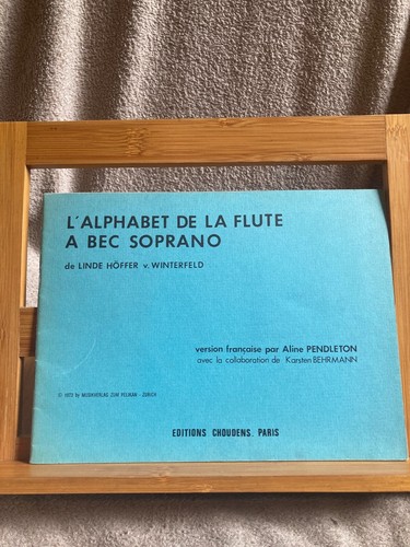 Alphabet flûte a bec - l'alphabet, la