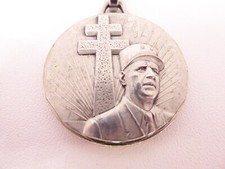 RARE Porte-Clés / Key Ring - 25e ANNIVERSAIRE DE LA MORT DU GENERAL DE GAULLE