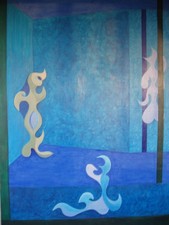 Tableau original de Stephen Sacklarian (1889–1983) Grd format