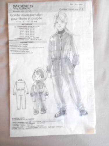 Patron combinaison pantalon - patron, combinaison-pantalon