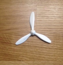 Hélice tripale blanche 8cm