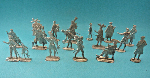 Plats étain zinnfiguren - plats,